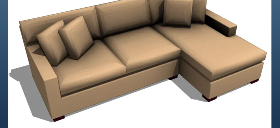 دانلود مدل سه بعدی مبل برای اسکچاپ (آبجکت مبل) رایگان +فایل obj