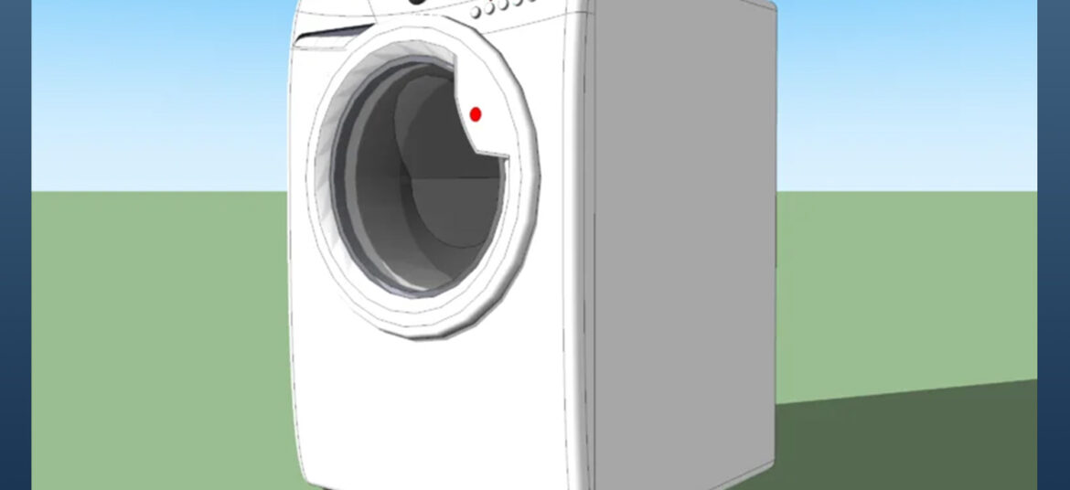 دانلود مدل سه بعدی ماشین ظرفشویی برای اسکچاپ (آبجکت ماشین ظرفشویی) رایگان + فایل obj