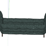 دانلود مدل سه بعدی مبل برای اسکچاپ (آبجکت Husk Sofa) رایگان + فایل obj