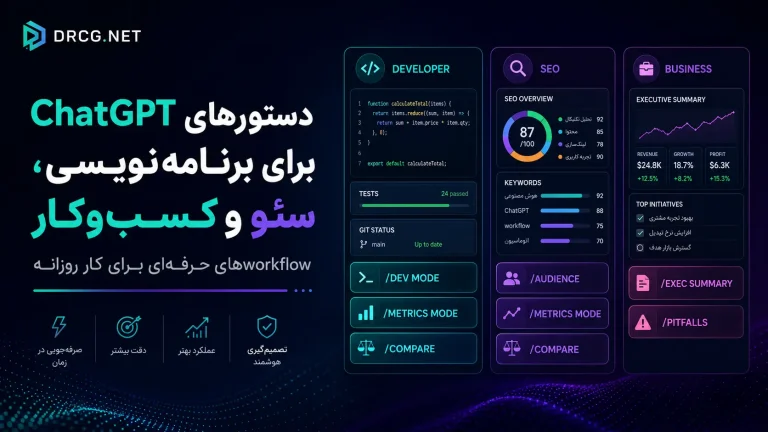 پرامپت‌های آماده و کاربردی ChatGPT برای برنامه‌نویسان، متخصصان سئو و workflowهای کسب‌وکار