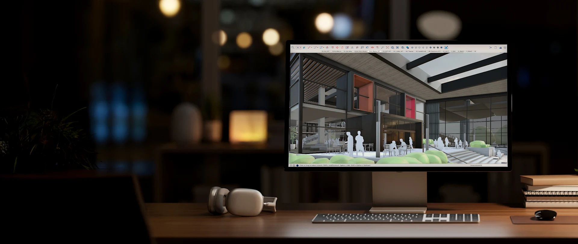 تصویر رسمی SketchUp در صفحه مقایسه پلنهای Go Pro و Studio